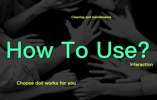 Text-based graphic featuring hands reaching out, with the words 'How To Use?' and phrases related to interaction and maintenance.