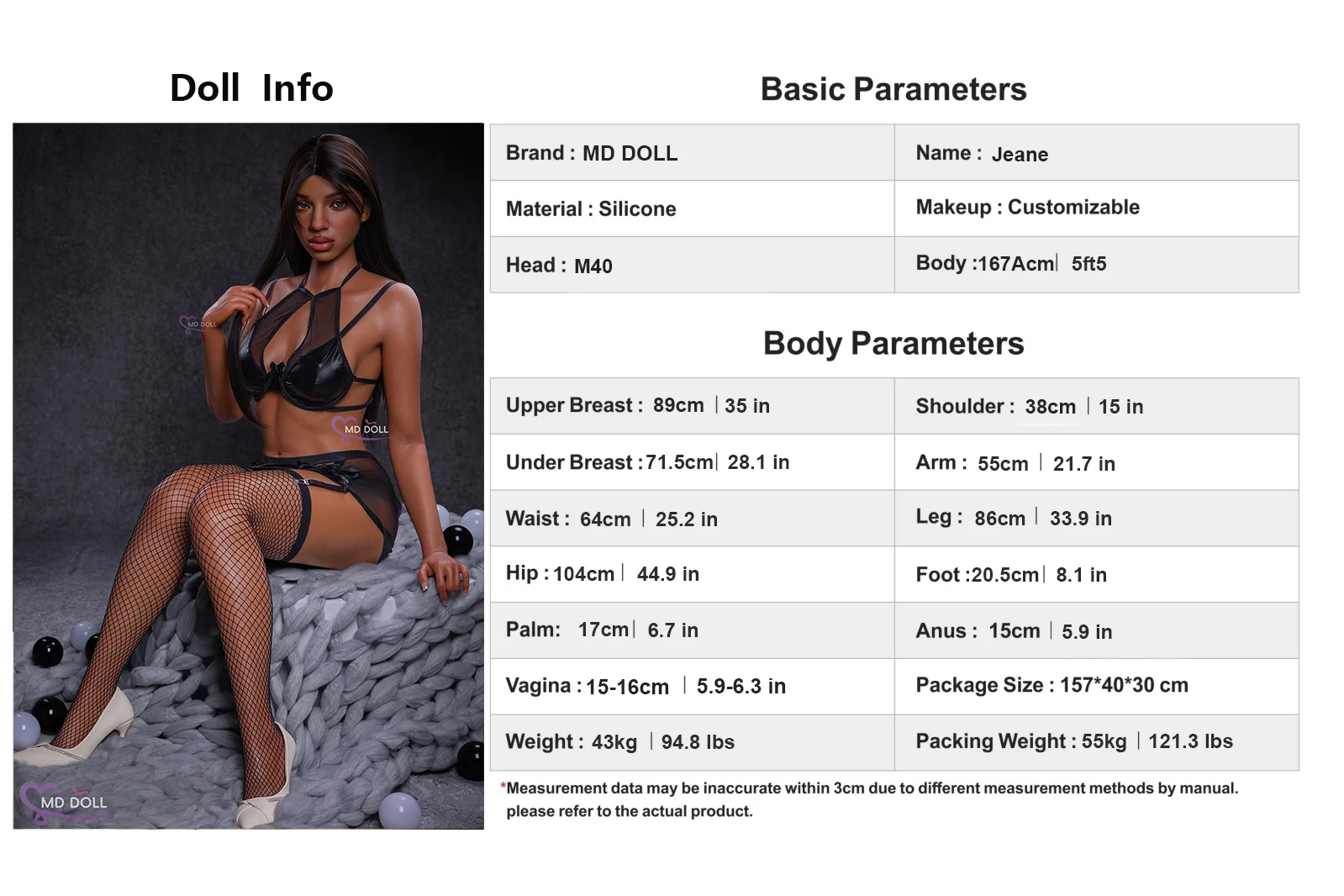 Premium Realistic Silicone Sex Doll 167cm Jeane | XXXX DOLL detail image 26