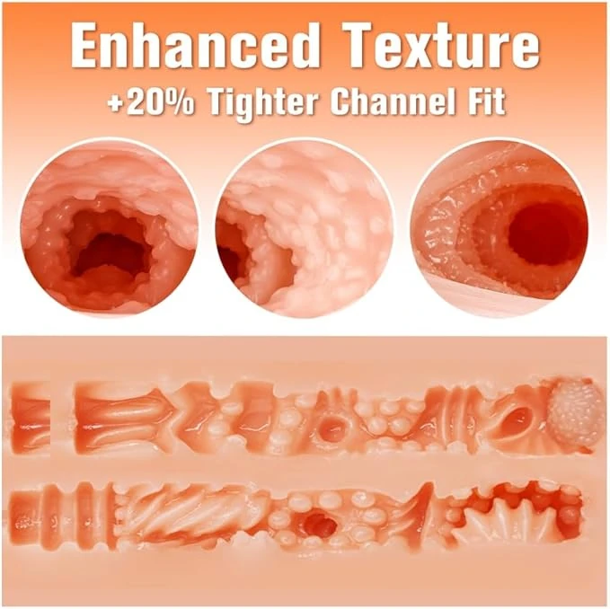 Weighted Realistic Male Masturbator with Dual-Texture Sleeve detail 21 | XXXX DOLL