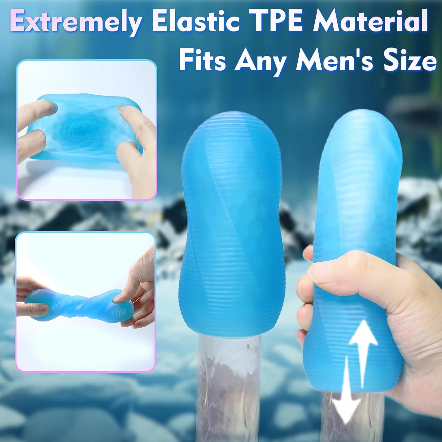 Compact Spinning-Texture Male Masturbator Pocket Stroker detail 2 | XXXX DOLL