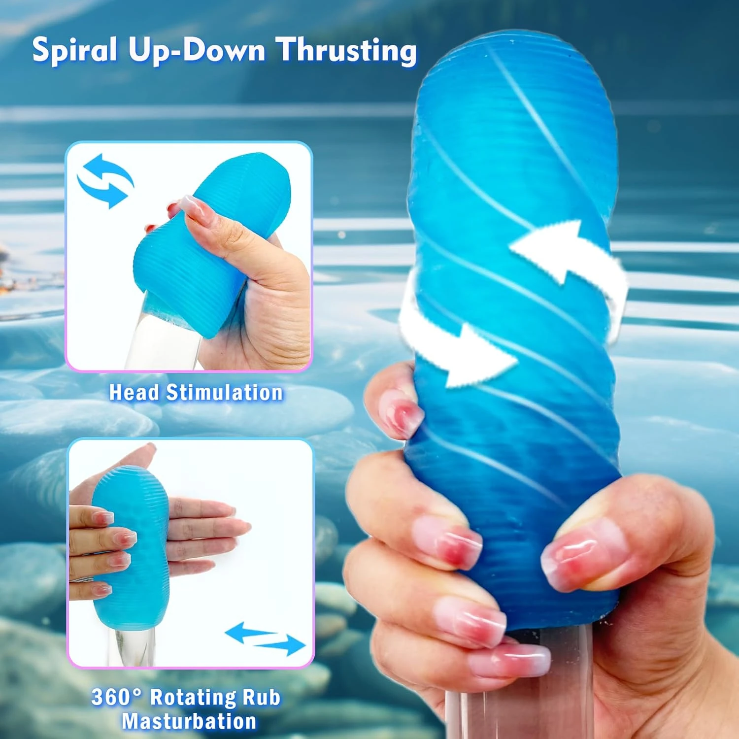 Compact Spinning-Texture Male Masturbator Pocket Stroker detail 5 | XXXX DOLL