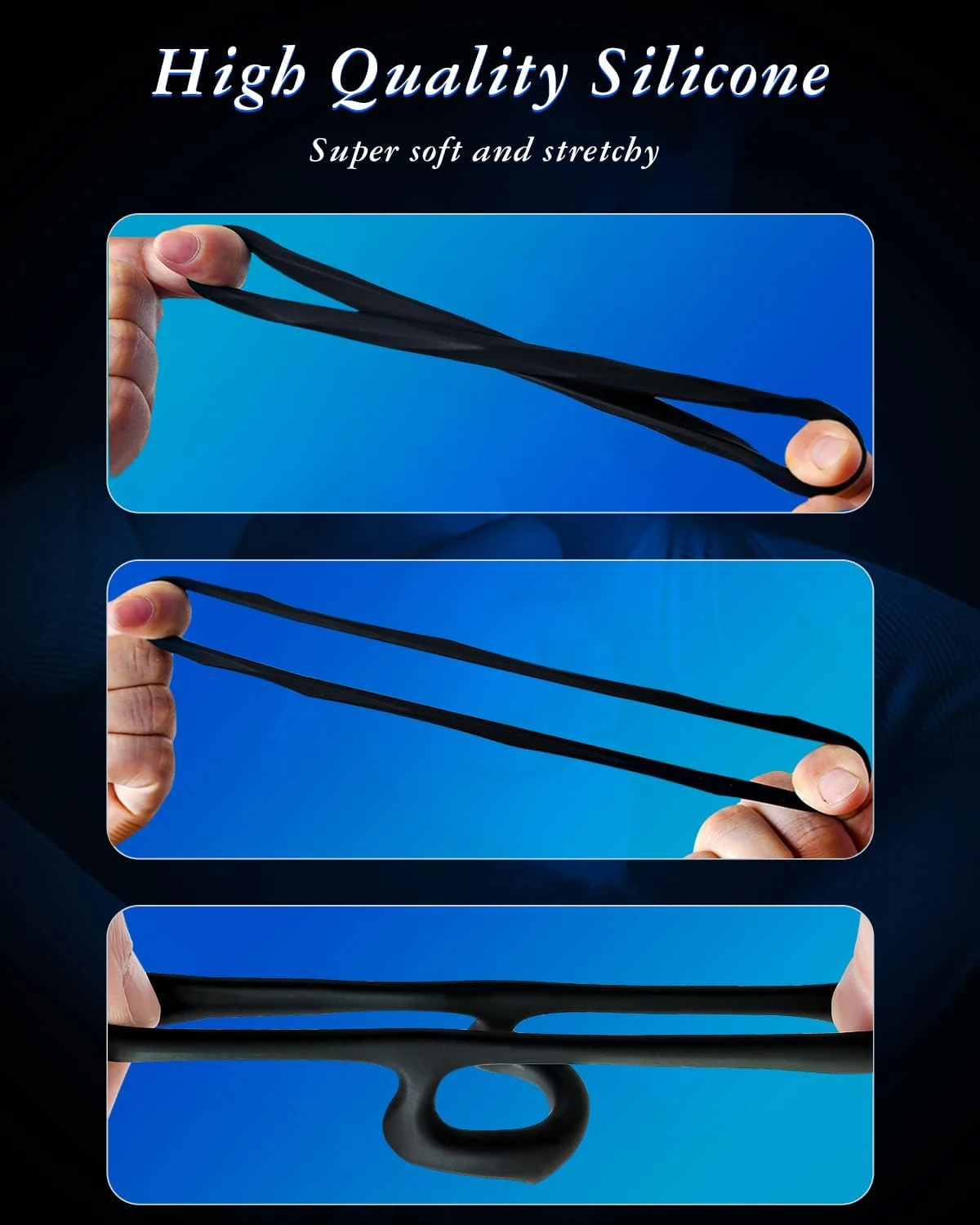 8-Size Silicone Cock Ring Set for Men’s Intimate Wellness detail 5 | XXXX DOLL