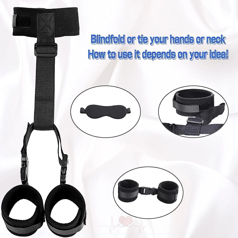 Adjustable Neck-to-Wrist Restraints Set with Collar | XXXX DOLL