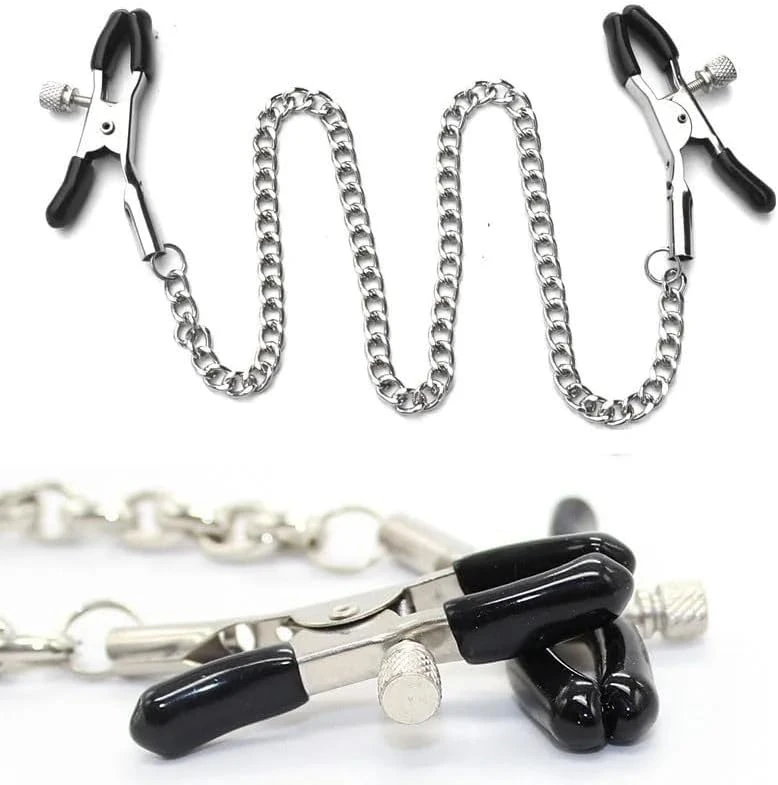 Adjustable Metal Nipple Clamp Set detail 2 | XXXX DOLL