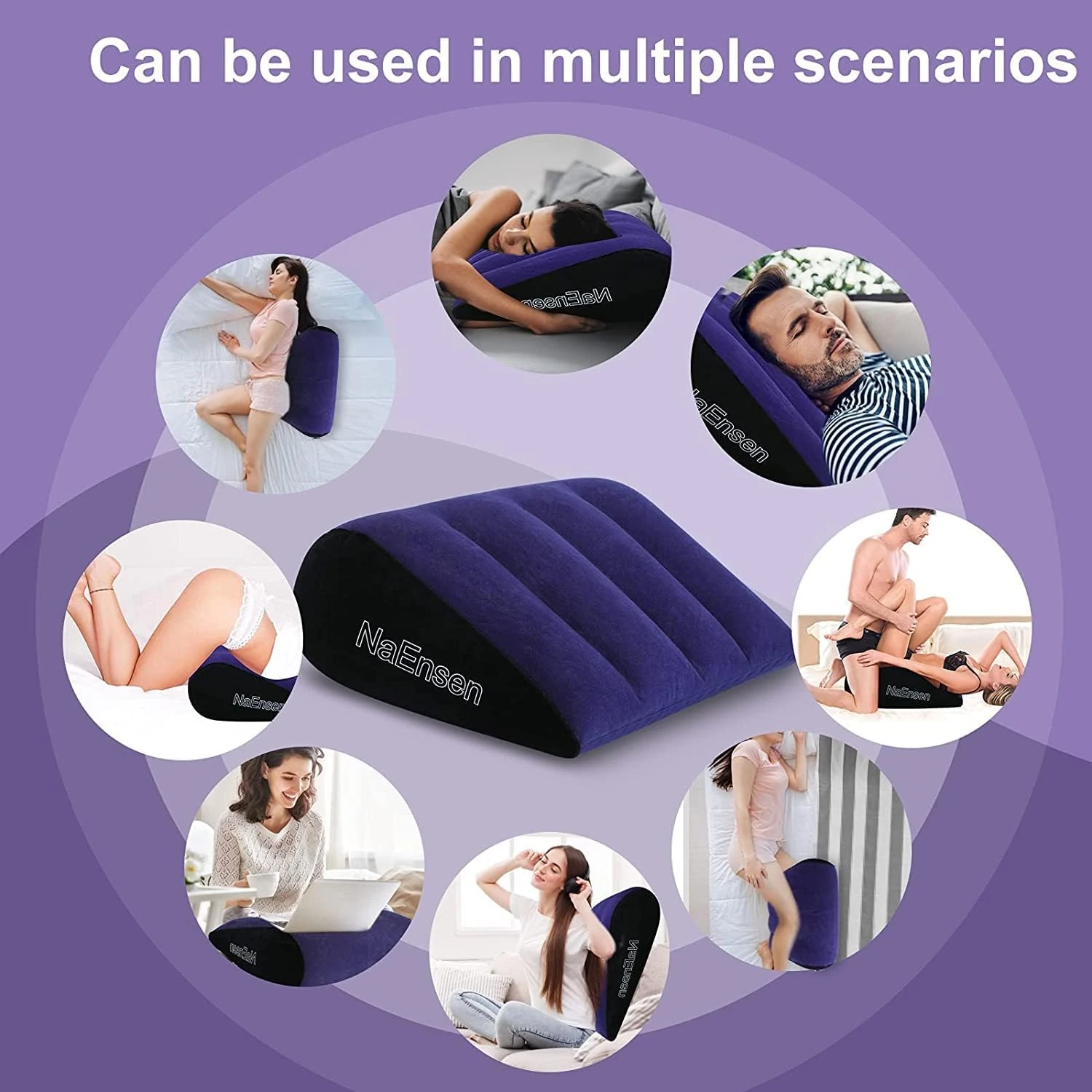 Inflatable Triangle Position Pillow for Couples detail 2 | XXXX DOLL