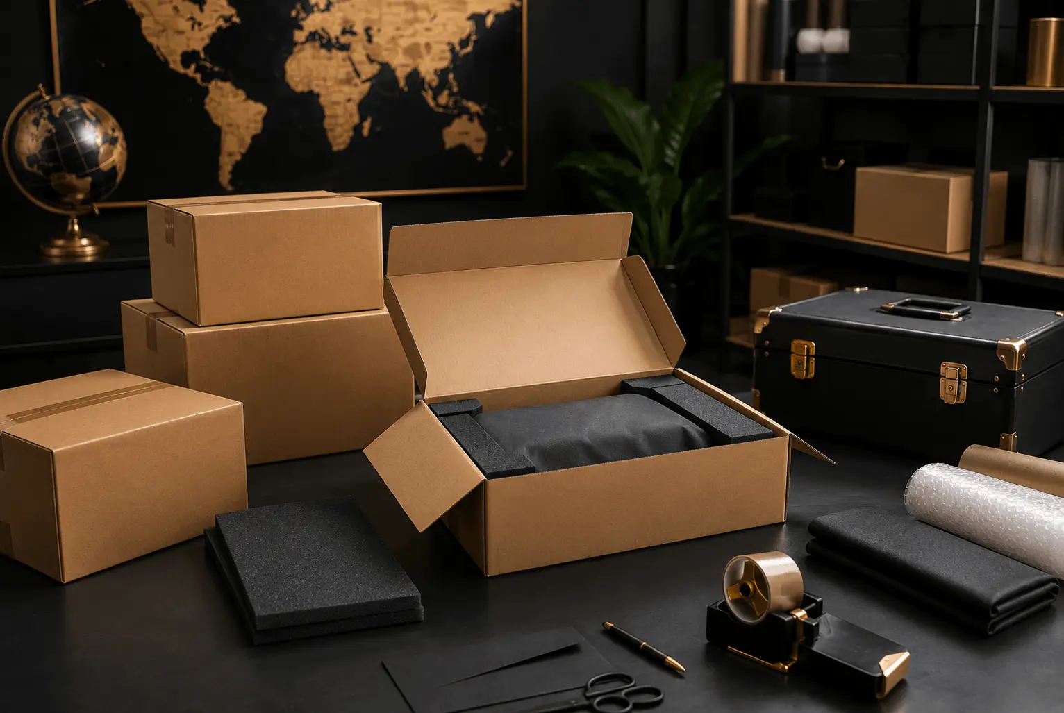 Discreet packaging and worldwide shipping for private orders